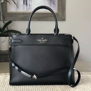 Staci Medium satchel Black Kate spade Crossbody